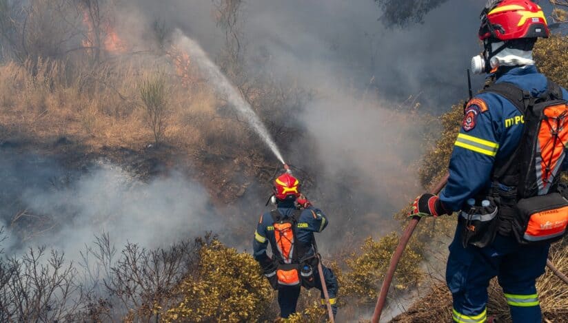 român piroman arestat la atena pentru provocarea unui incendiu de vegetație (video)