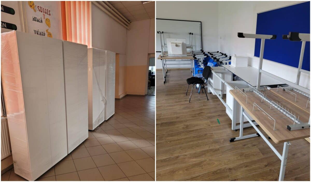 treisprezece școli din județul sibiu au primit mobilier nou grație finanțării prin pnrr (foto)
