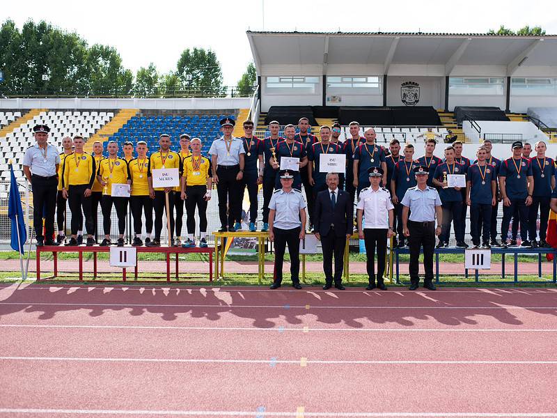 Echipa ISU Sibiu campioană în etapa zonală a Concursurilor Serviciilor Profesioniste pentru Situații de Urgență (foto)