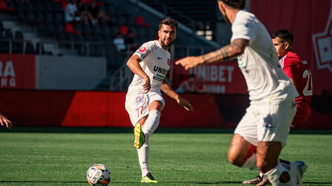 Un jucător de la FC Hermannstadt se laudă că are cel mai bun ”stâng” din Superliga (video)