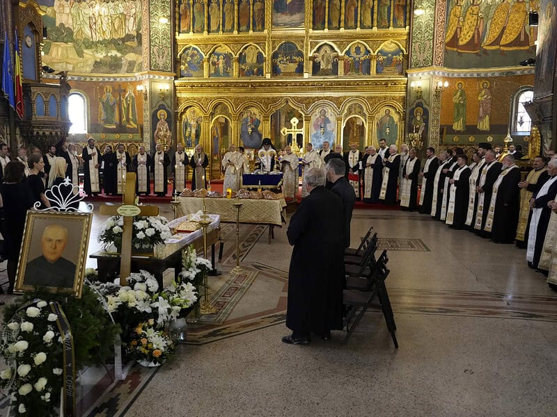 părintele dumitru abrudan, înmormântat la sibiu (foto)