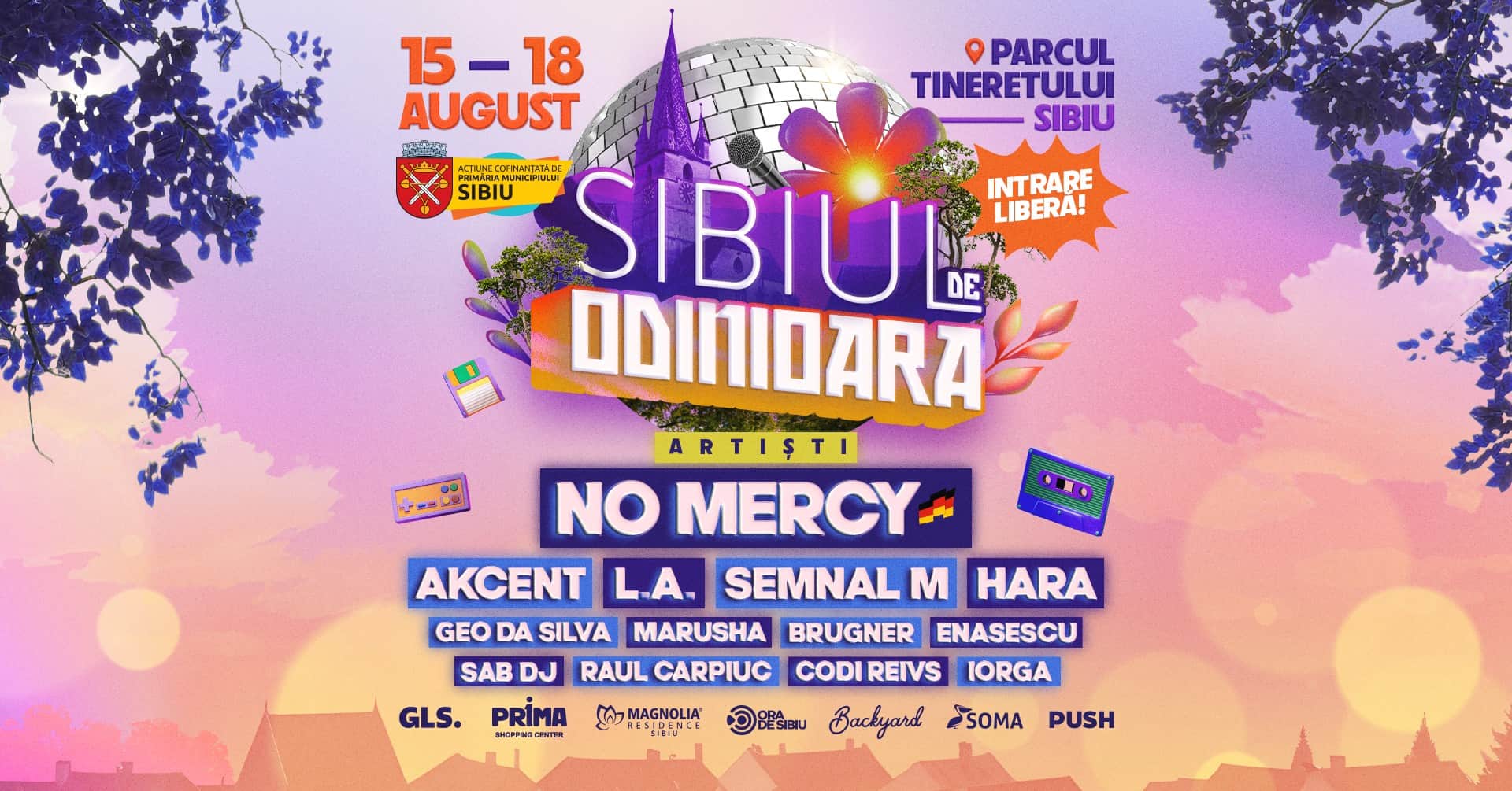 patru zile de retro festival la sibiul de odinioară. concerte cu no mercy, l.a., akcent, hara, semnal m și mulți alții în parcul tineretului!