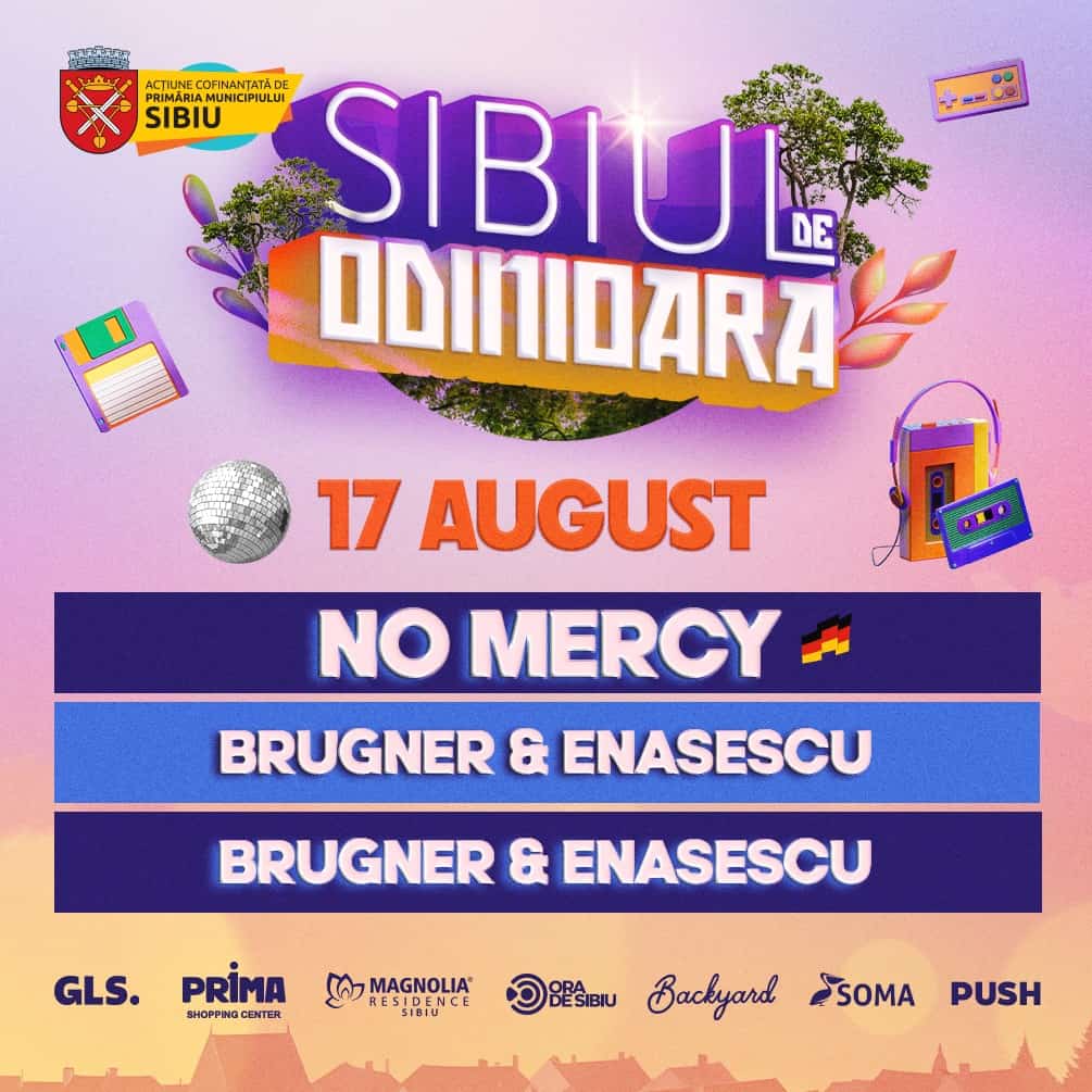 patru zile de retro festival la sibiul de odinioară. concerte cu no mercy, l.a., akcent, hara, semnal m și mulți alții în parcul tineretului!