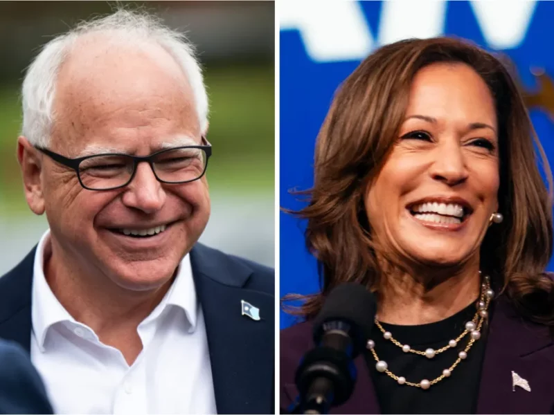 kamala harris îl alege pe guvernatorul din minnesota, tim walz, ca vicepreședinte pentru alegerile prezidențiale din sua