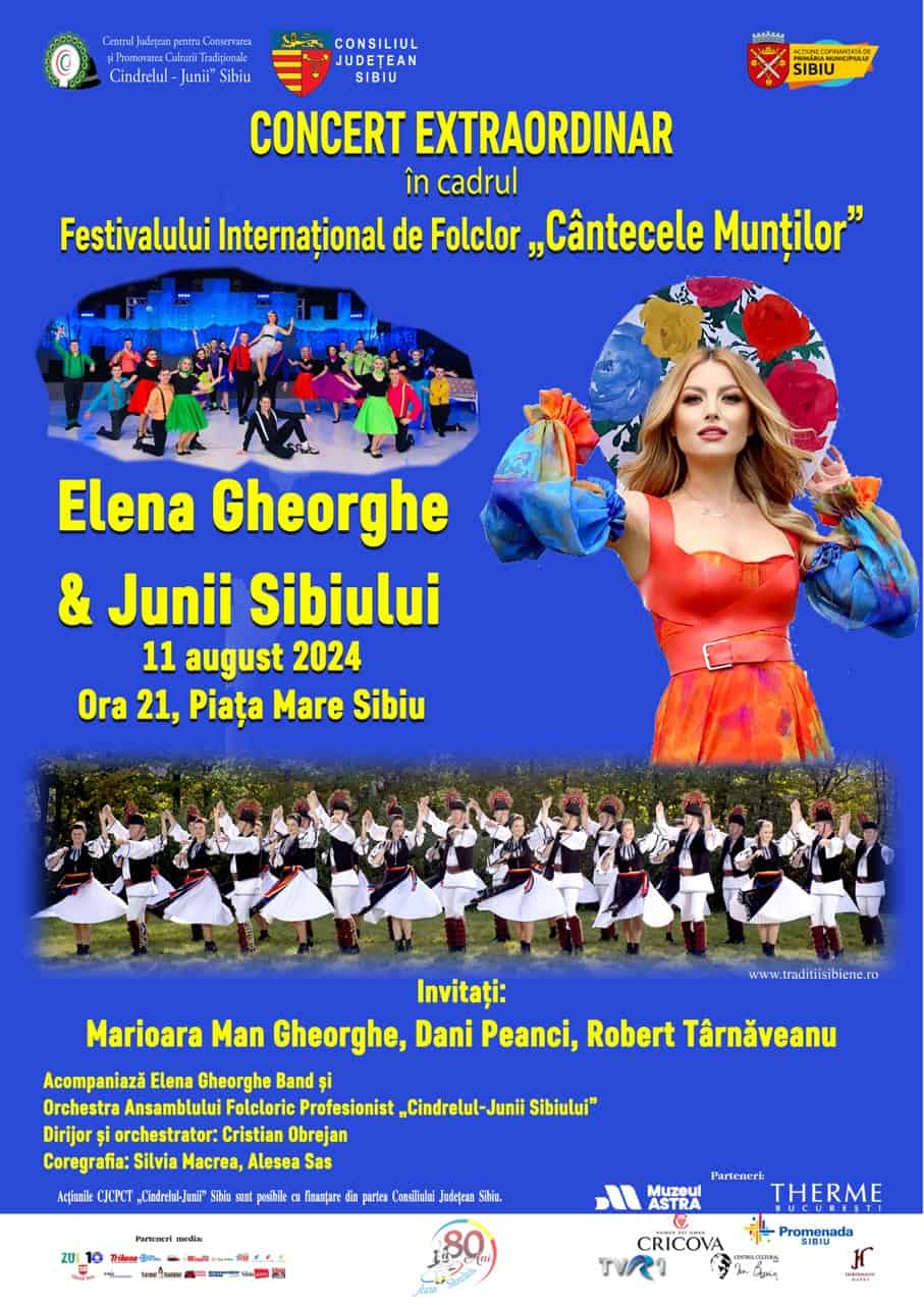 miercuri debutează cea de-a 49-a ediție a festivalului internațional de folclor „cântecele munților”, de la sibiu. programul.