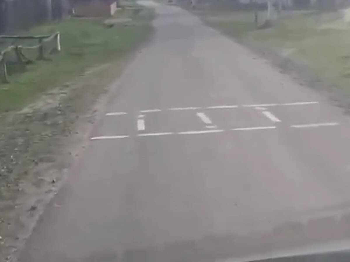 minunile sibiului la concurență cu cele din caracal. un localnic din țichindeal și-a făcut o trecere de pietoni în fața porții. are și o explicație (video)