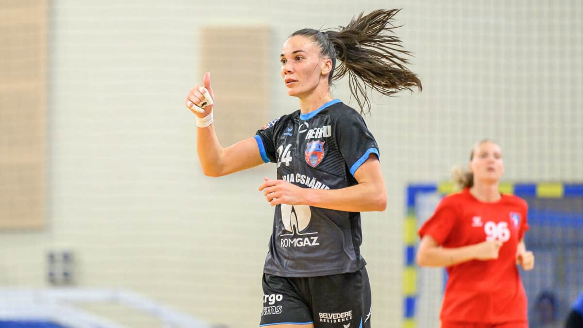 Măgura Cisnădie reușește prima victorie din ediția actuală a Ligii Naționale de handbal