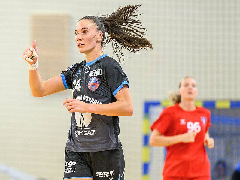 Măgura Cisnădie reușește prima victorie din ediția actuală a Ligii Naționale de handbal