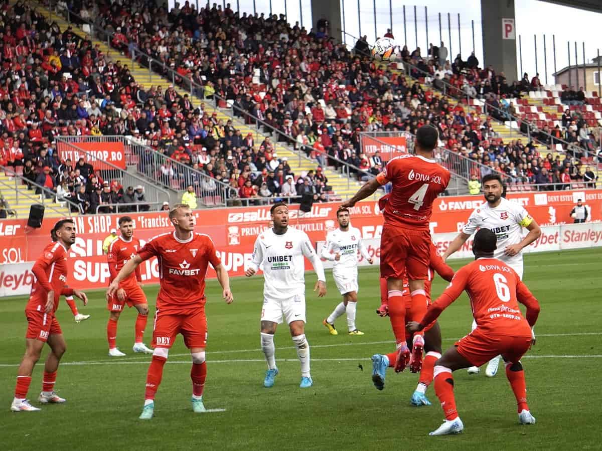 remiză pentru fc hermannstadt la arad. sibiul a dominat clar meciul (video foto)