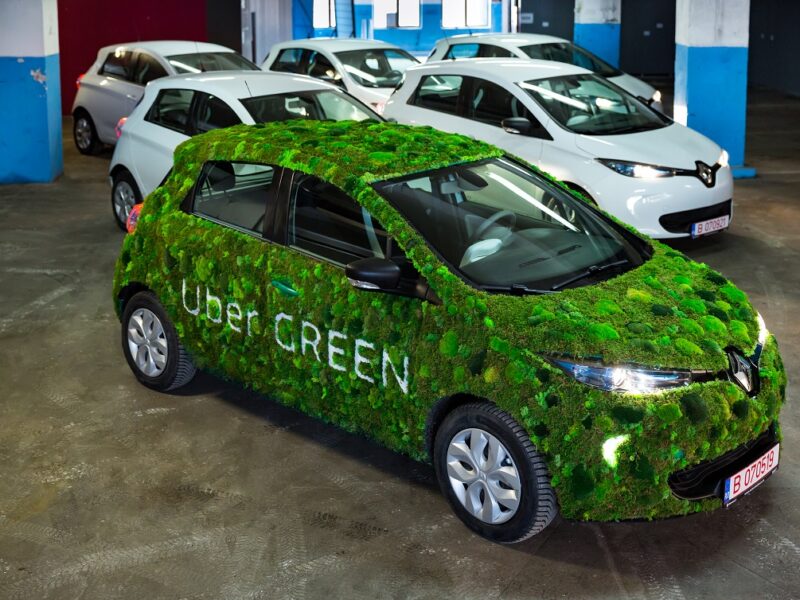 Uber lansează serviciul Green în Sibiu