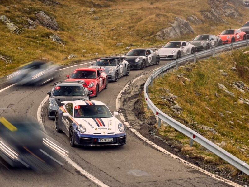 imagini spectaculoase de la întâlnirea porche românia de pe transfăgărășan (video)