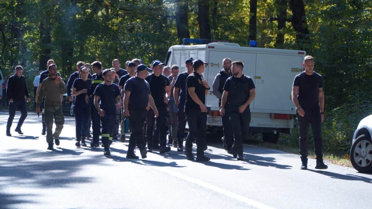 Bărbatul dispărut în pădure la Cisnădioara e de negăsit. Zeci de polițiști și jandarmi au împânzit zona (video, foto)