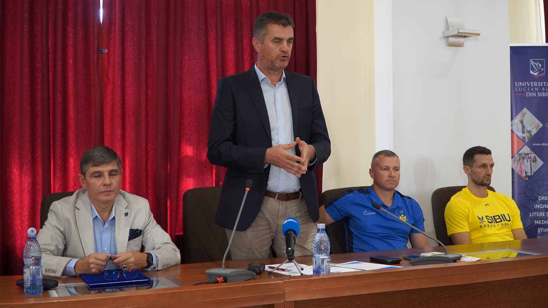 CSU și-a fixat obiectivul pentru noul sezon. Directorul Floca: ”Tot timpul Sibiul a fost obișnuit cu acest target” (video)