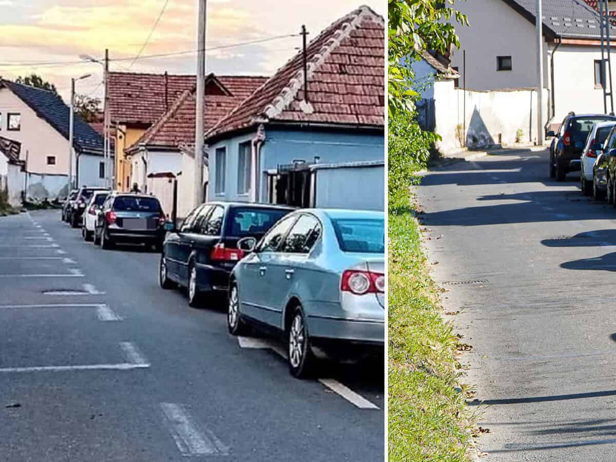 primăria a rezolvat problema locurilor de parcare de pe strada muncitorilor. le-a (re)anulat cu vopsea neagră (foto video)