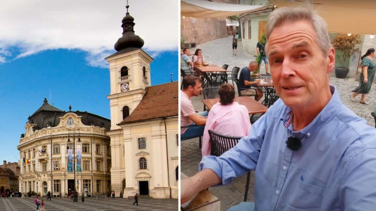 Un vlogger american se declară fascinat de Sibiu – “A spune că acest oraș este atractiv e o subestimare severă” (video)