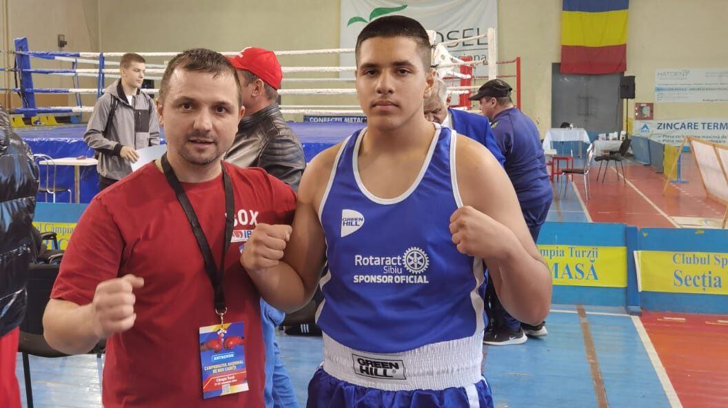 un boxer de la acs pugilistic sibian a devenit campion național de cadeți (video foto)