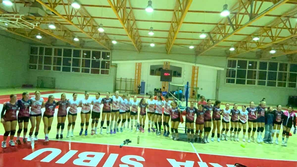 voleibalistele de la champions sibiu victorioase la primul turneu al campionatului național u 15