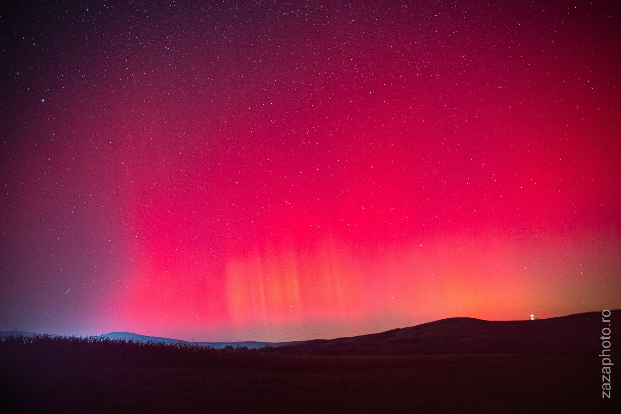 imagini superbe cu aurora boreală la sibiu. spectacol unic pe cerul orașului (foto)