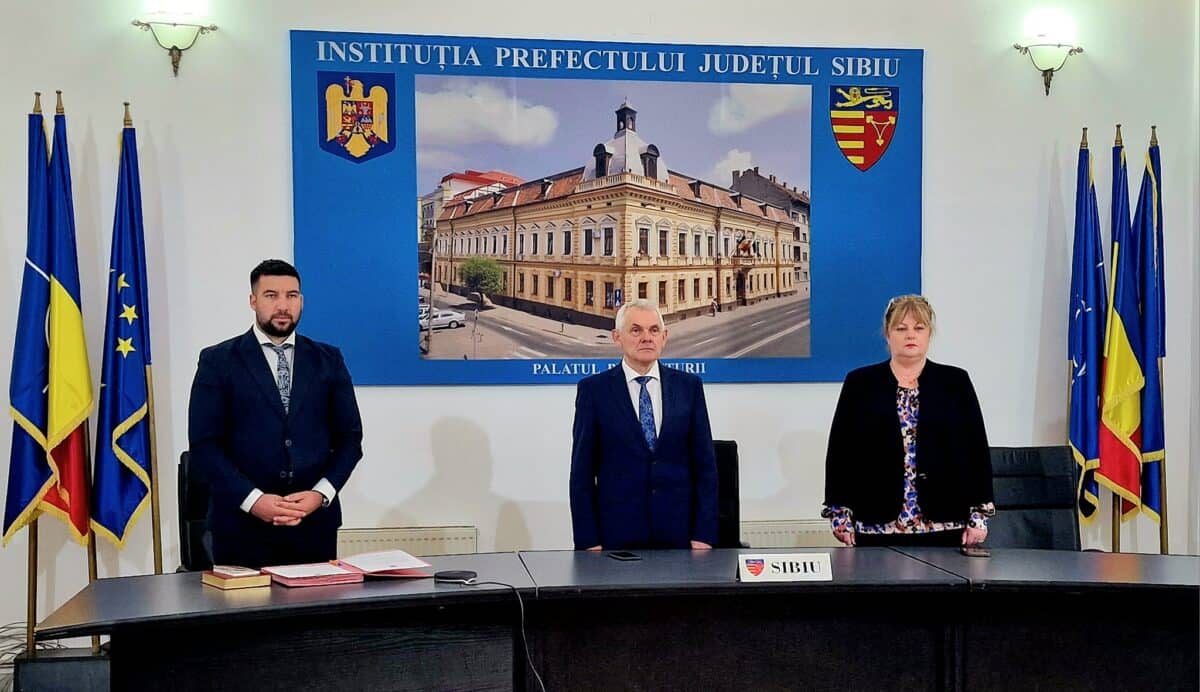 județul sibiu are un nou subprefect. a depus jurământul (foto)