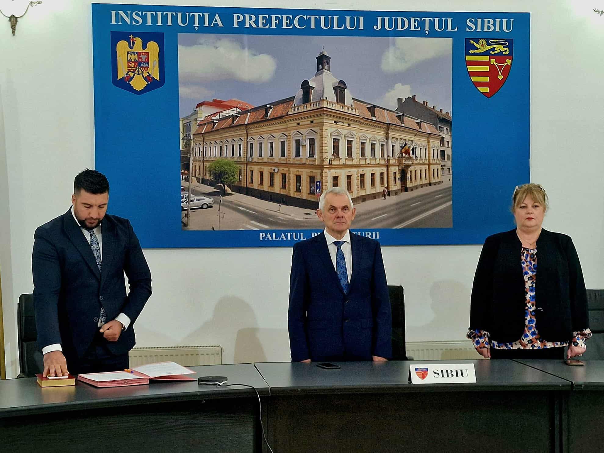 județul sibiu are un nou subprefect. a depus jurământul (foto)