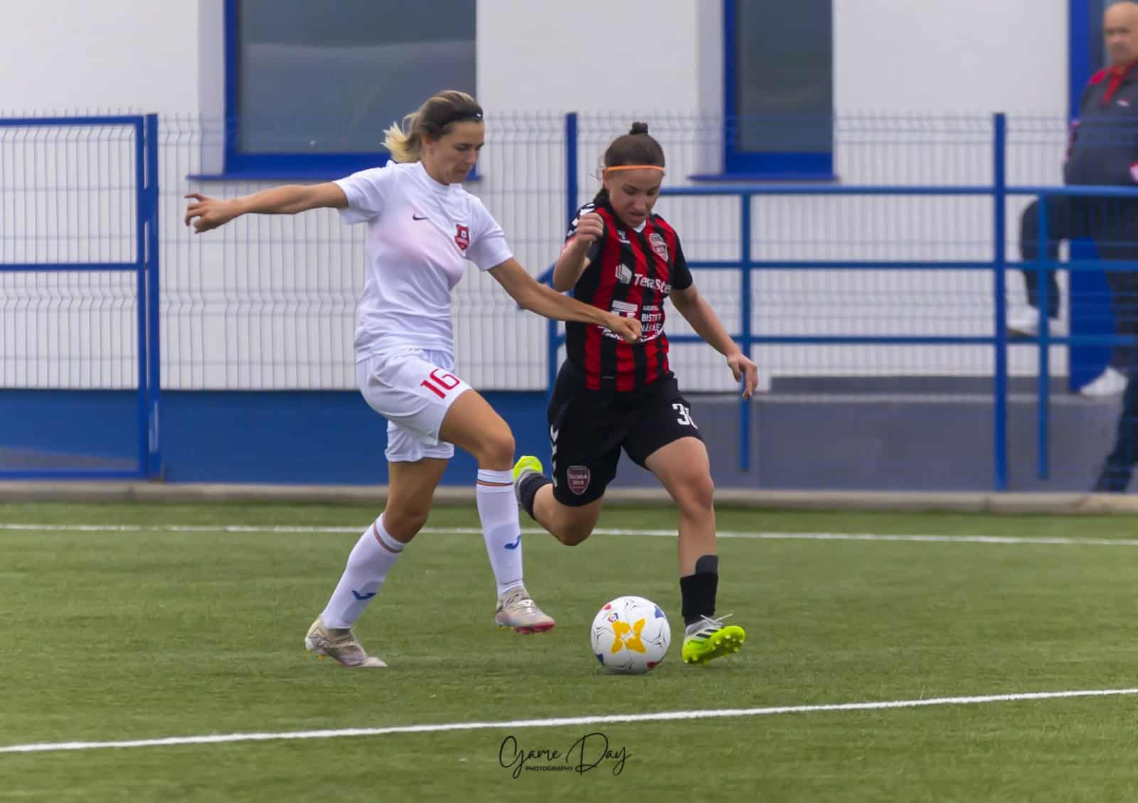 Fotbalistele de la FC Hermannstadt învinse la scor la Bistrița. Nu au nicio victorie în Superliga (foto)