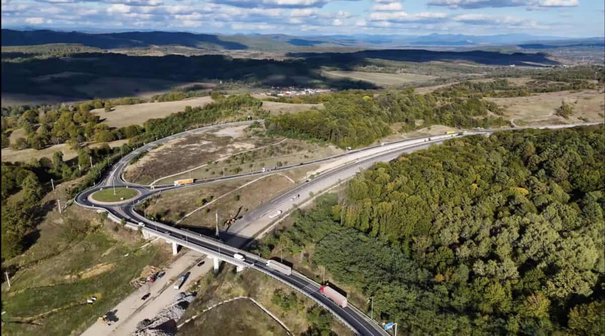 Cum se derulează lucrările de pe ”ciotul” de autostradă lipsă între Sibiu și Nădlac (video)