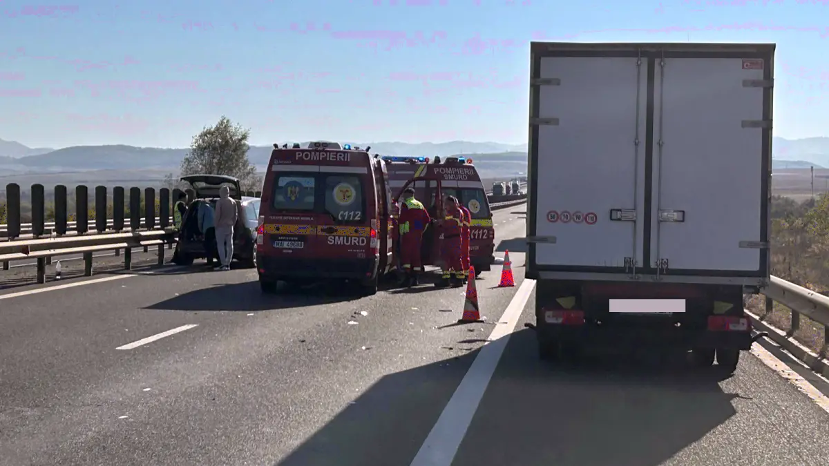 accident mortal pe a1 între sibiu și sebes. bărbat lovit de o mașină