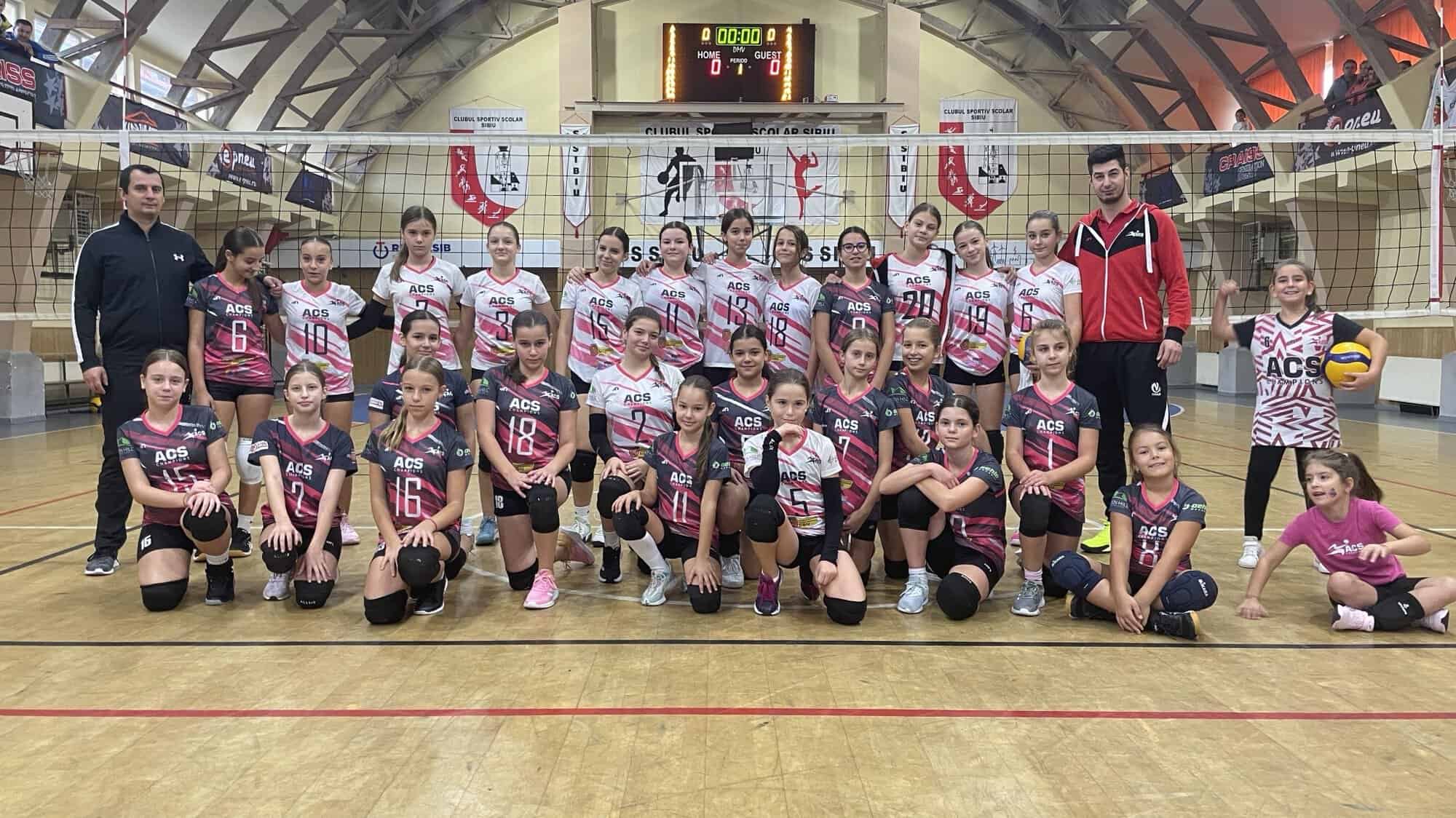 Victorii pe linie pentru ACS Champions Sibiu la turneul U13 (foto)