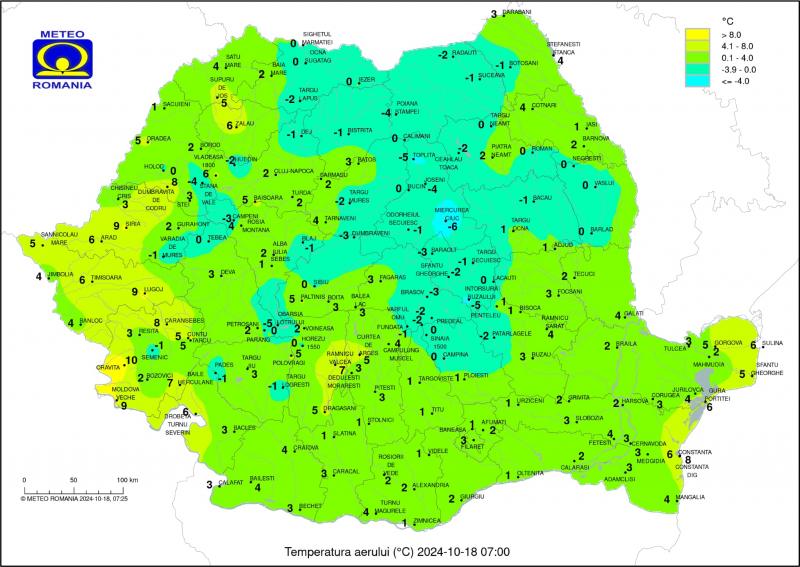 frig în noaptea de joi spre vineri. au fost zero grade la sibiu