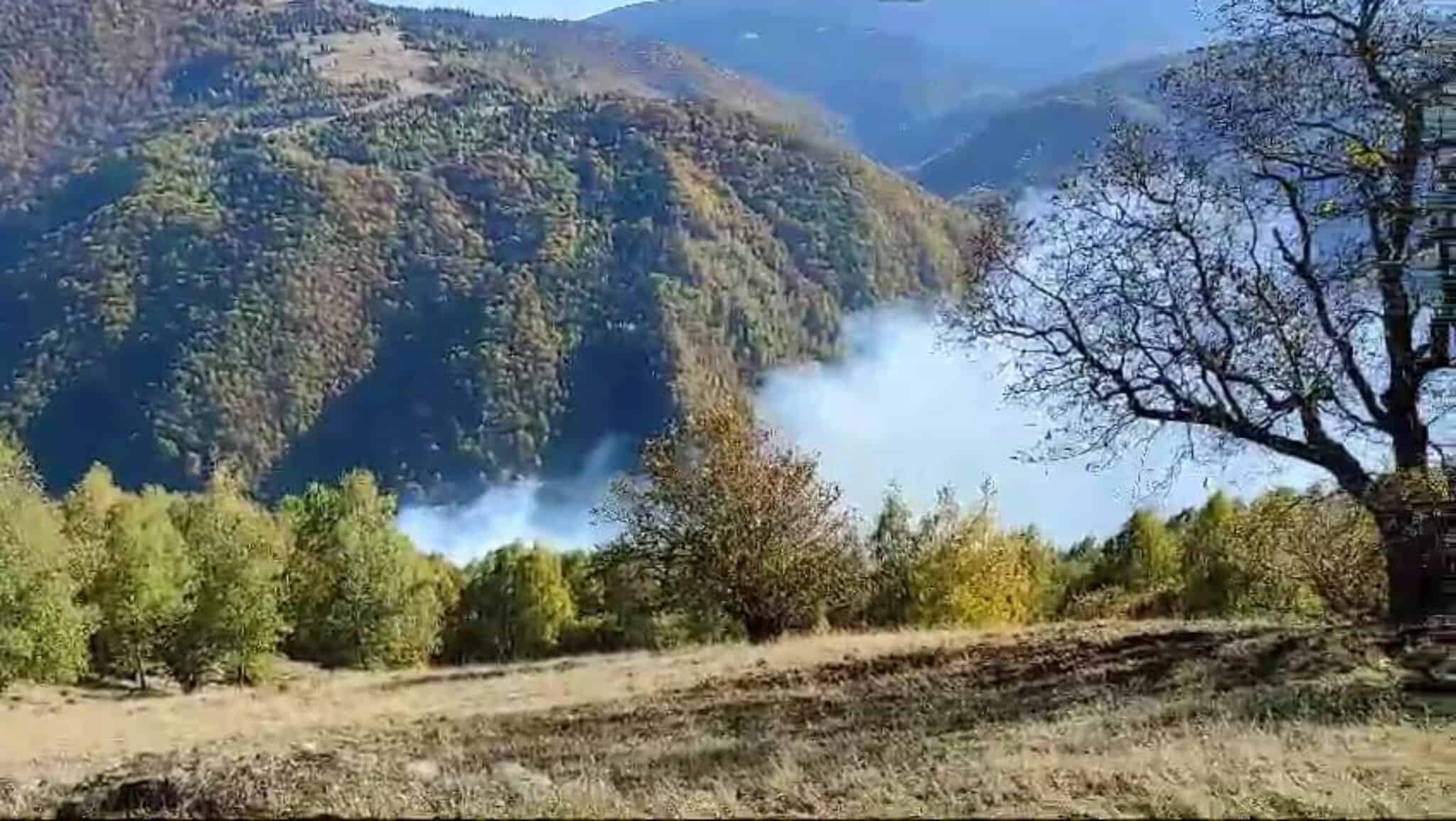 incendiu în pădure la gura râului. oamenii cer să se intervină cu elicopterul (video, foto)