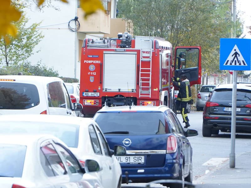 incendiu într-o gospodărie din mediaș, cu pericol de extindere