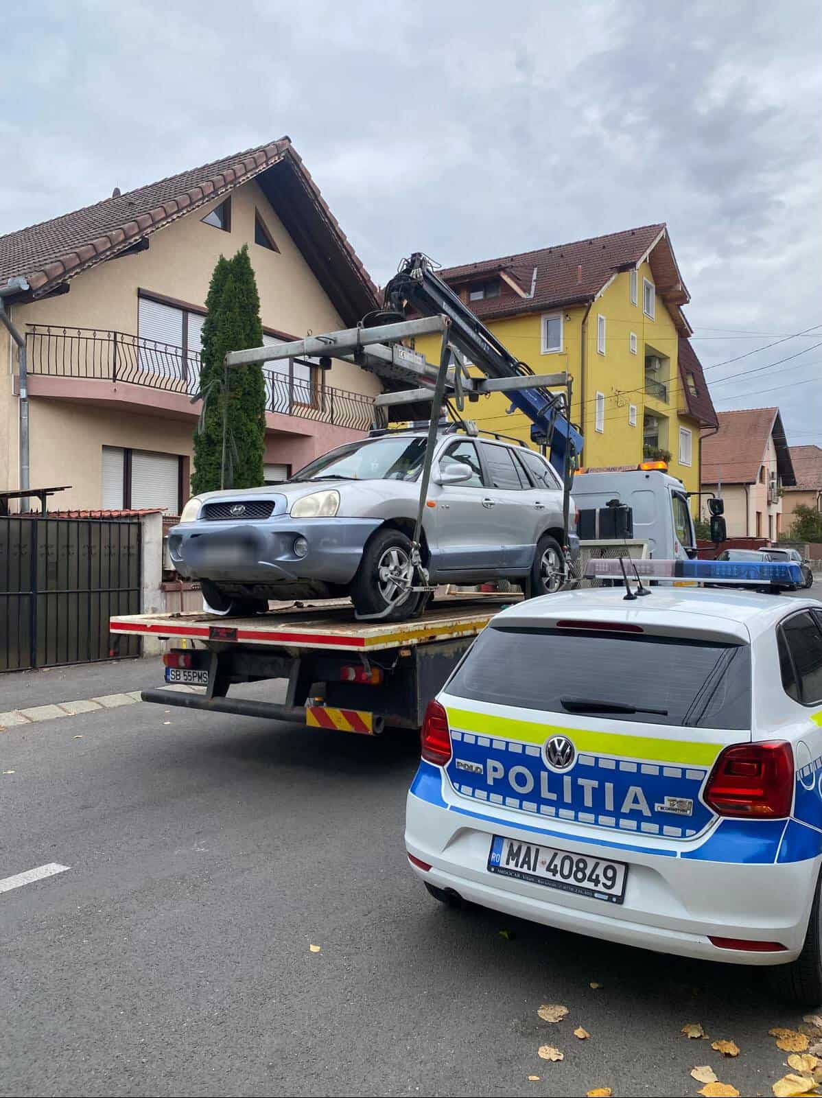 sibienii care parchează neregulamentar, în vizorul poliției. zeci de șoferi amendați (foto)