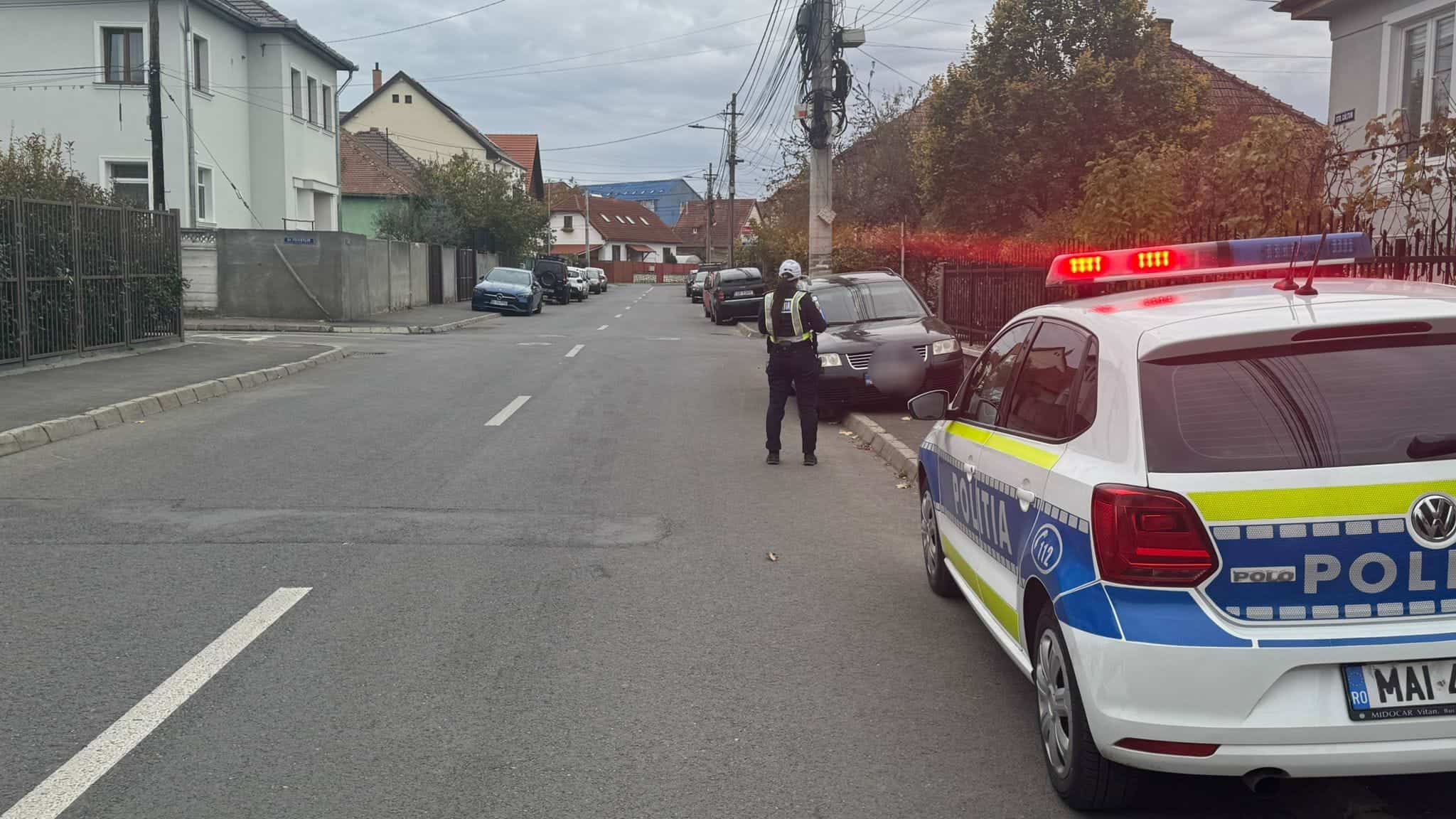 sibienii care parchează neregulamentar, în vizorul poliției. zeci de șoferi amendați (foto)