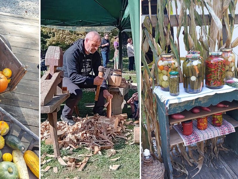 zi superbă de toamnă la „sărbătoarea recoltei”, la muzeul astra. tocana de noatin, preparatul zilei (foto)