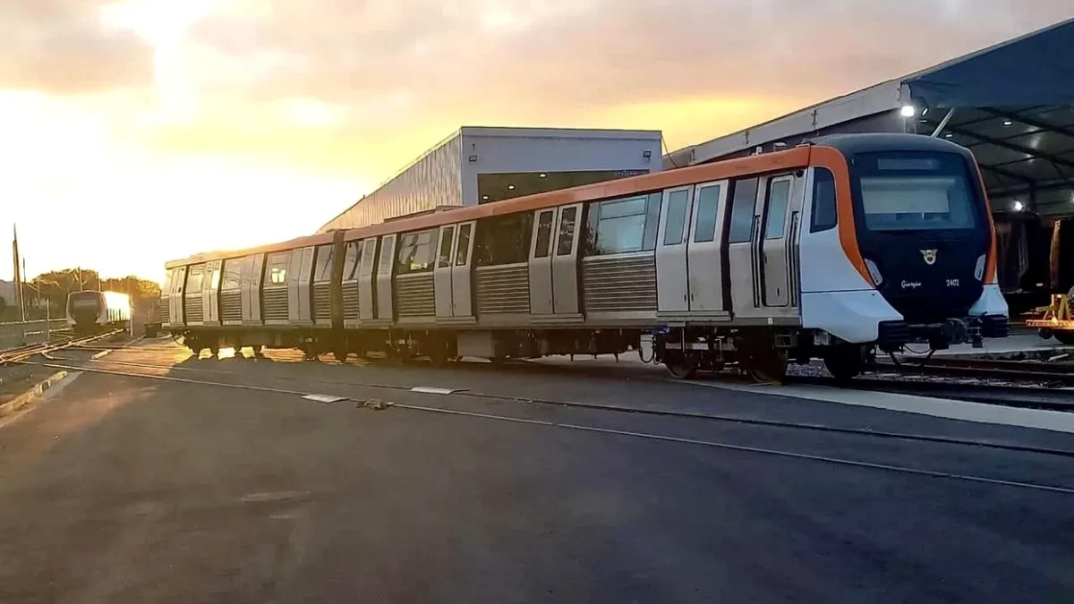 Un metrou nou nouț, botezat cu numele Sibiu. Vine din Brazilia (foto)