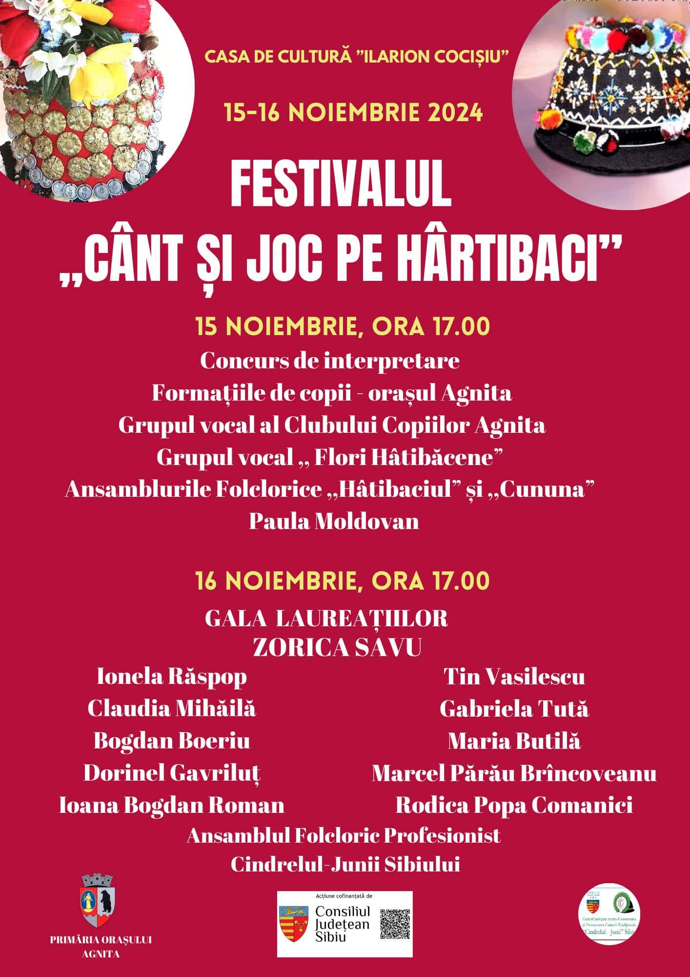 sărbătoare la agnita. începe festivalul ”cânt și joc pe hârtibaci”