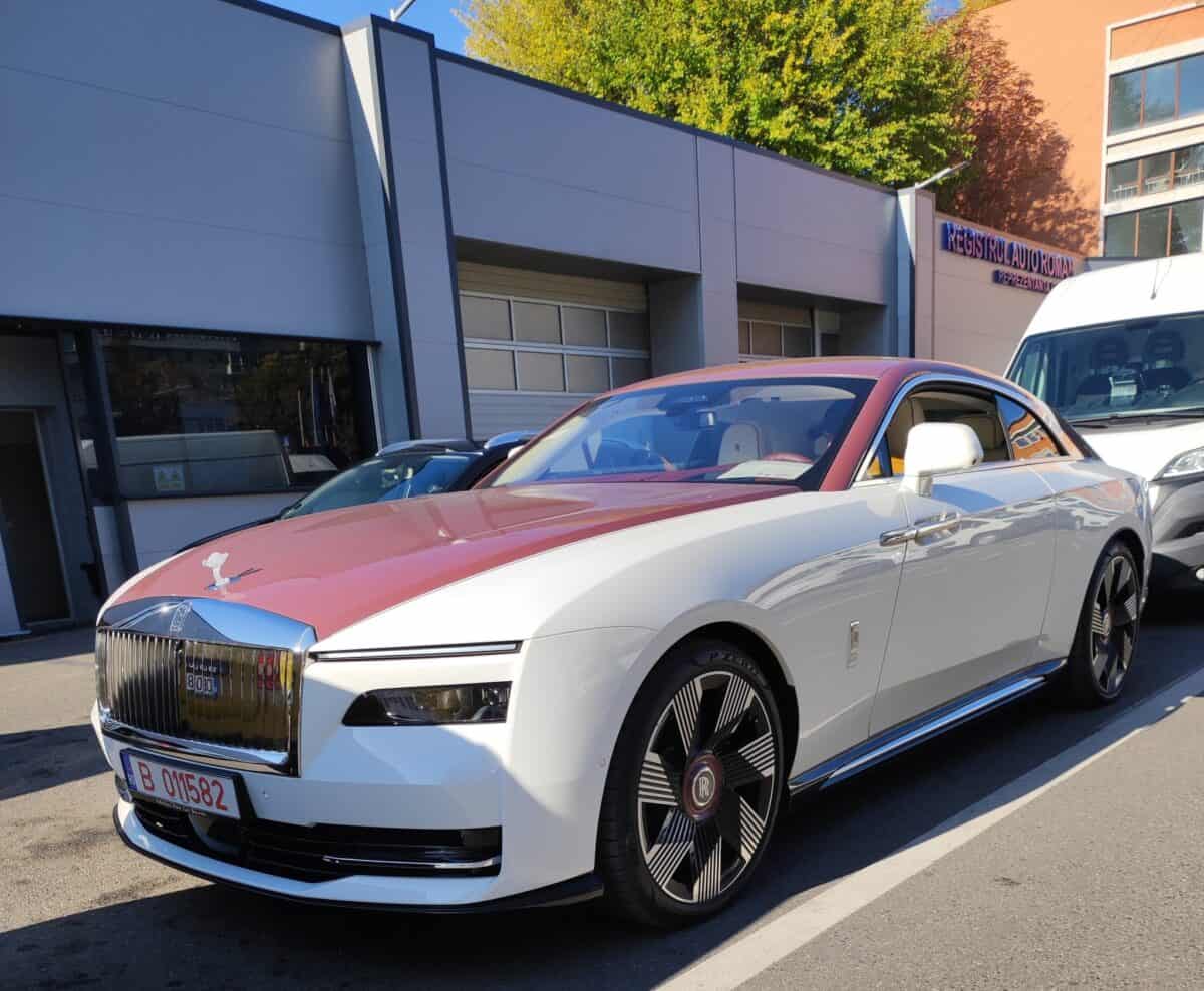 primul rolls royce electric, înmatriculat în românia. costă aproape 400.000 de euro (foto)