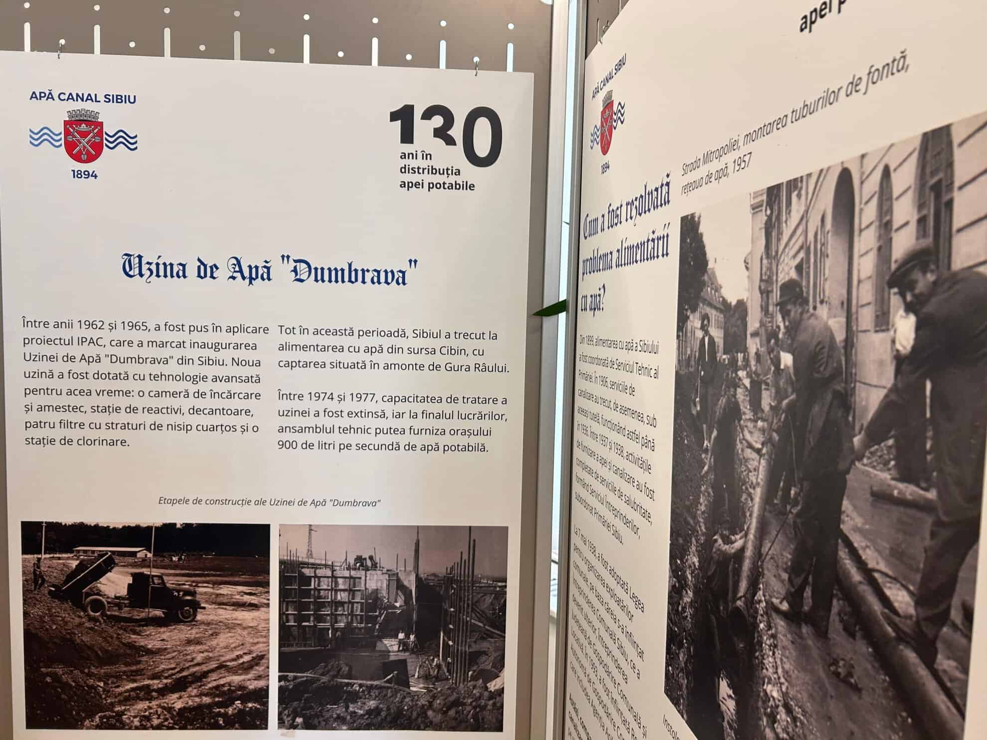 expoziție aniversară la 130 de ani de la înființarea apă canal. fodor: „sibiul a fost mereu în avangardă”(foto video)