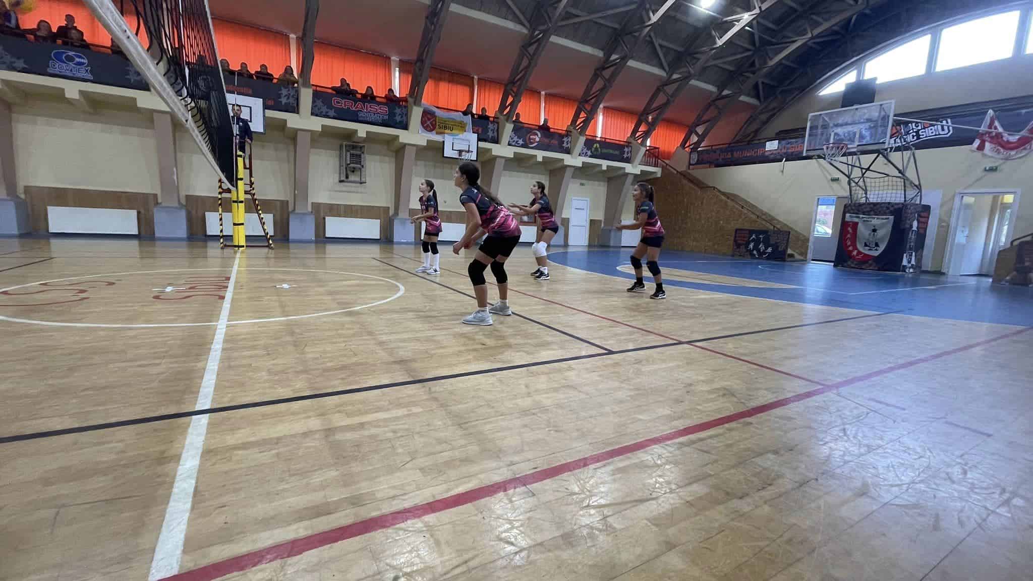 sibiul gazdă pentru una din etapele campionatului național de volei feminin u13