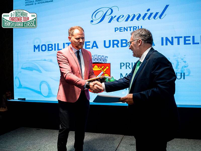 Sibiul premiat pentru Excelență în domeniul mobilității urbane inteligente