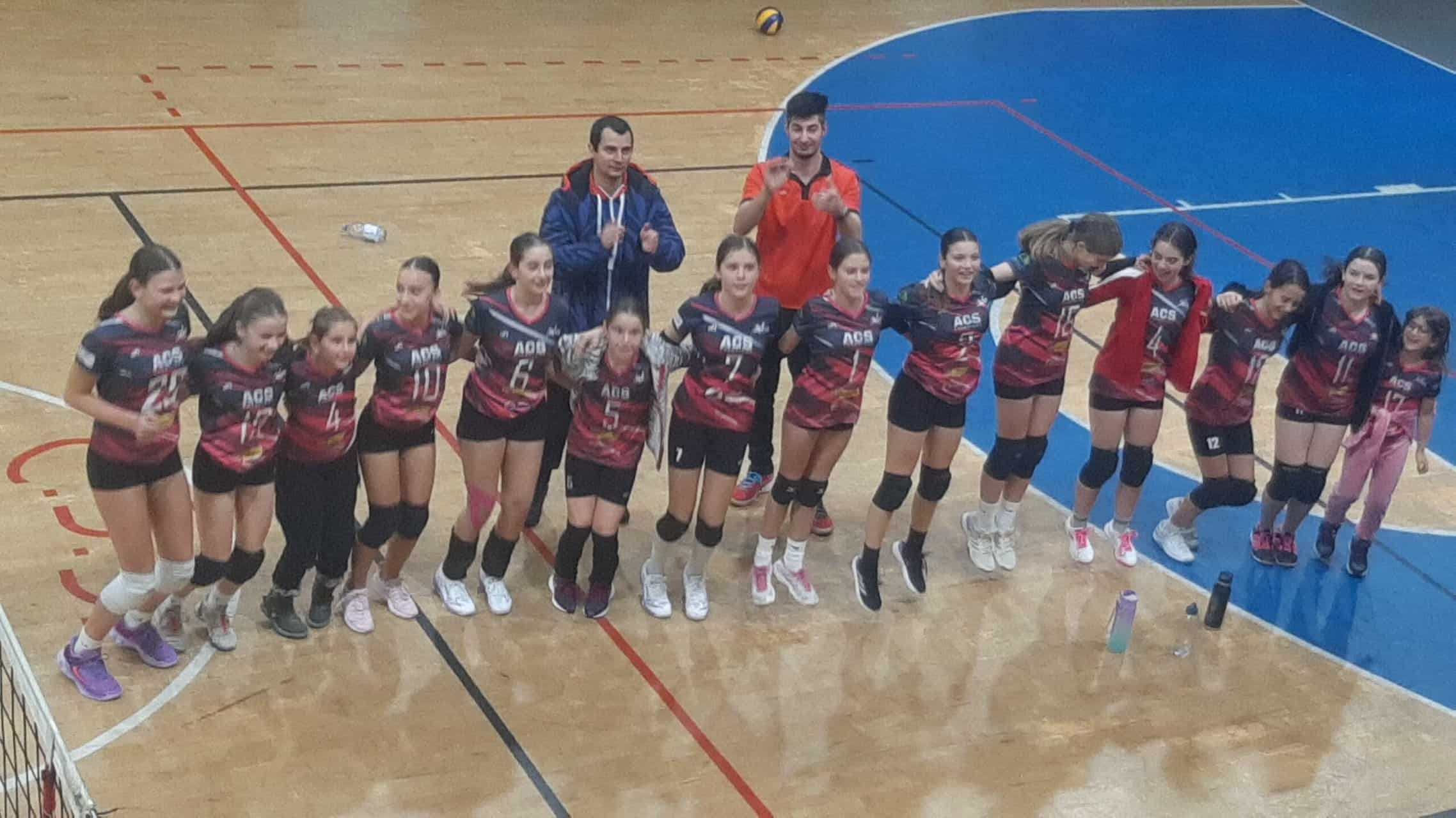 Champions Sibiu merge în semifinalele Campionatului Național U13 de volei