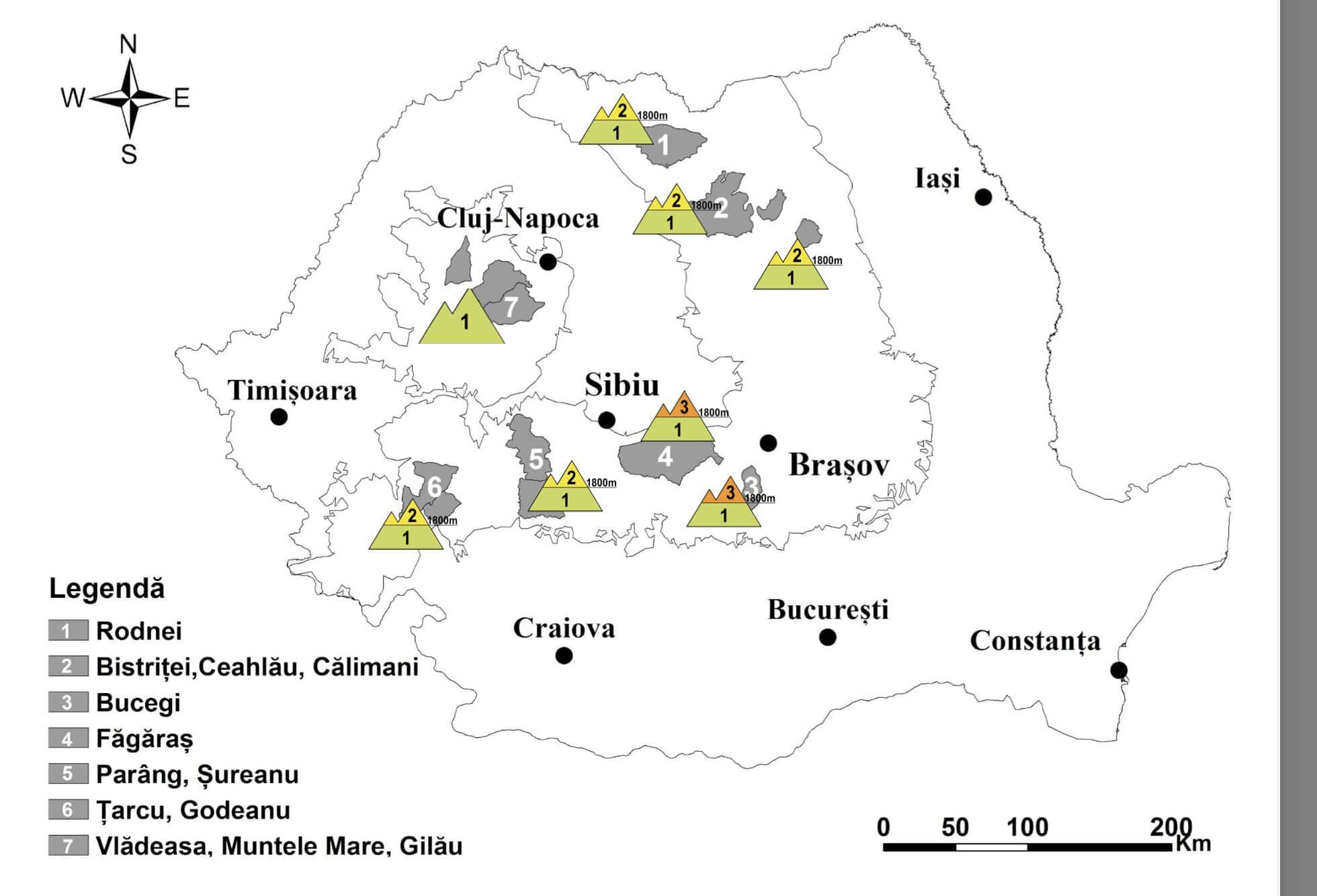 Risc însemnat de avalanșă în Munții Făgăraș, la peste 1800 de metri