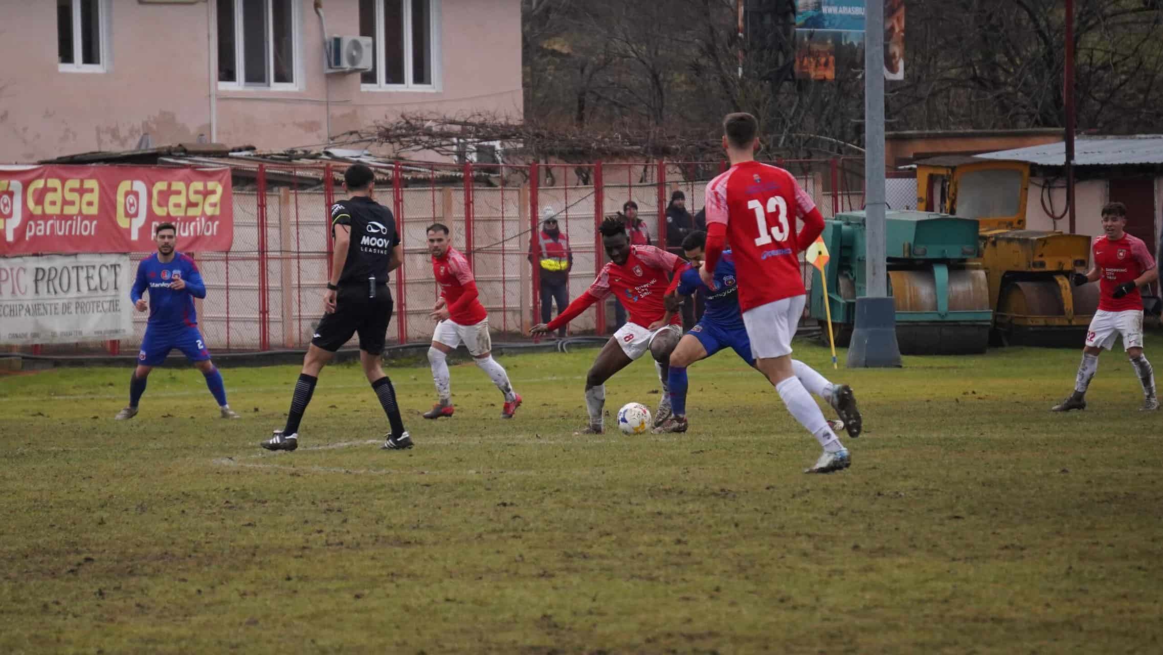 CSC Șelimbăr, învinsă la limită de Steaua în mocirla de la Cisnădie (foto)