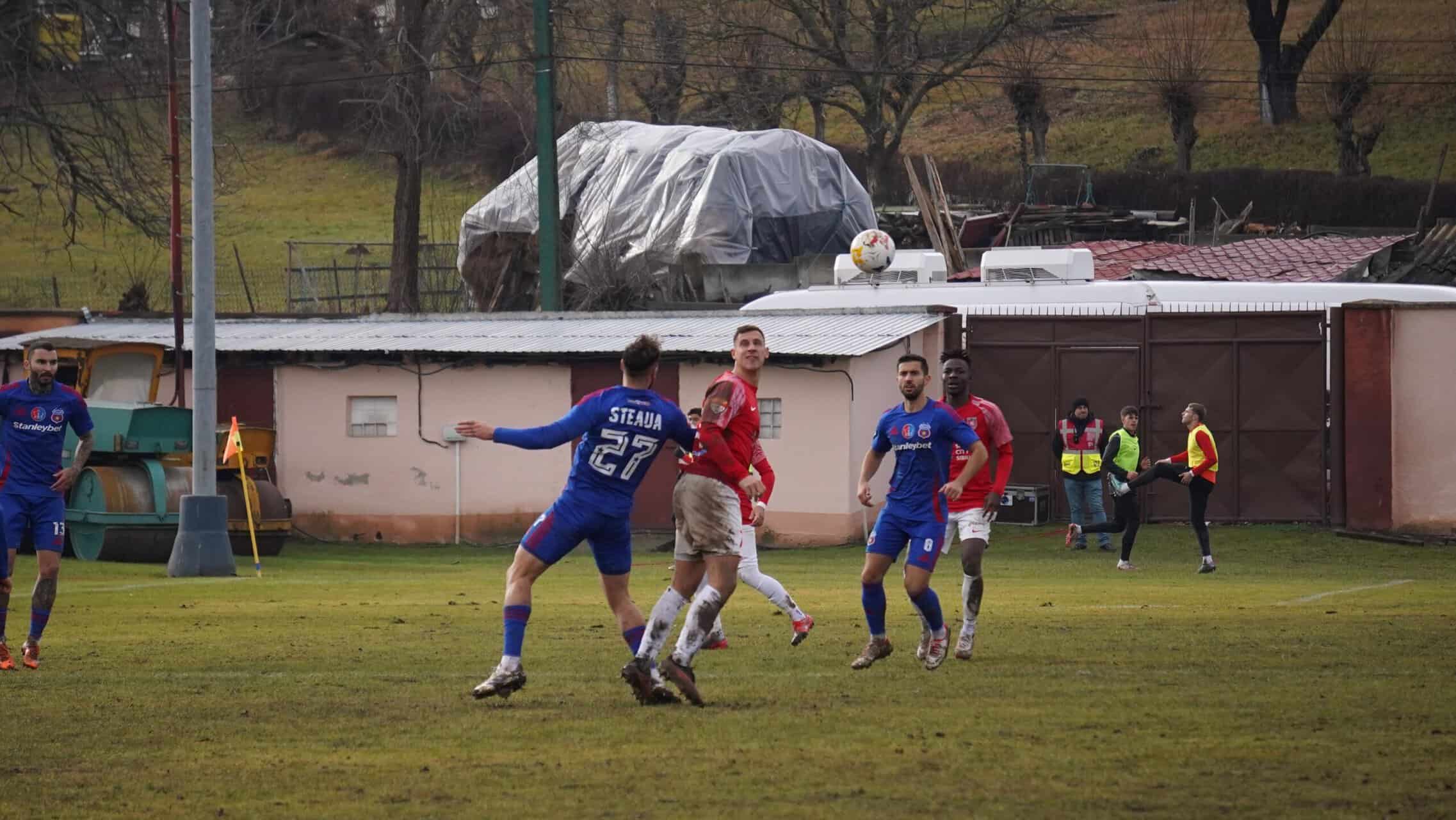 CSC Șelimbăr, învinsă la limită de Steaua în mocirla de la Cisnădie (foto)