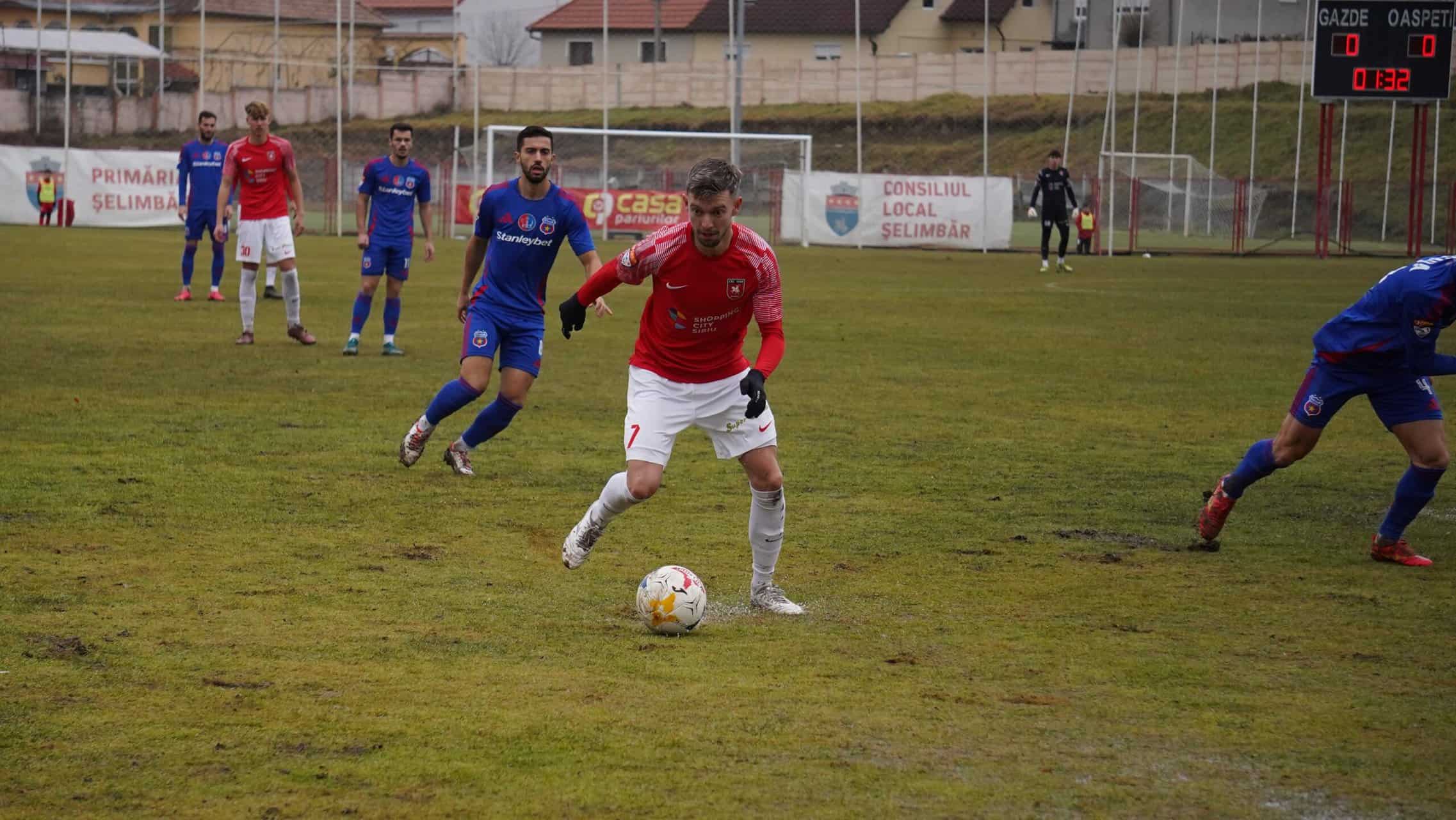 CSC Șelimbăr, învinsă la limită de Steaua în mocirla de la Cisnădie (foto)