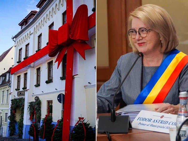 Sibienii, felicitați pentru decorarea orașului de Crăciun - Primăria invită oamenii să contribuie cu idei pentru 2025