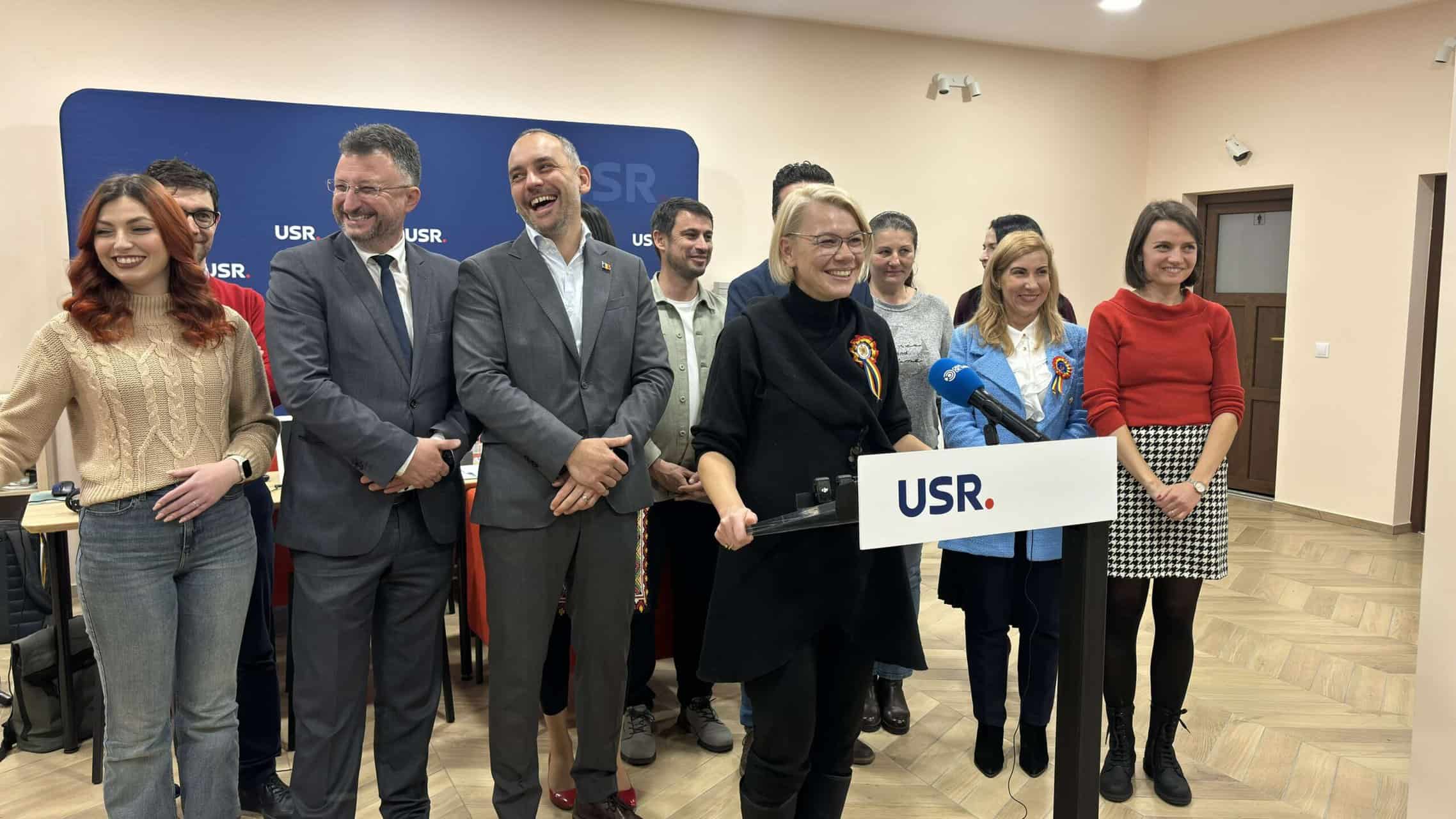 Primele declarații de la USR Sibiu după exit poll. Echert: „Suntem rezervați...” (video)