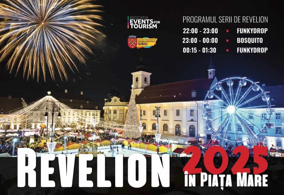 Revelion 2024 în Piața Mare din Sibiu: La ce oră începe concertul Bosquito