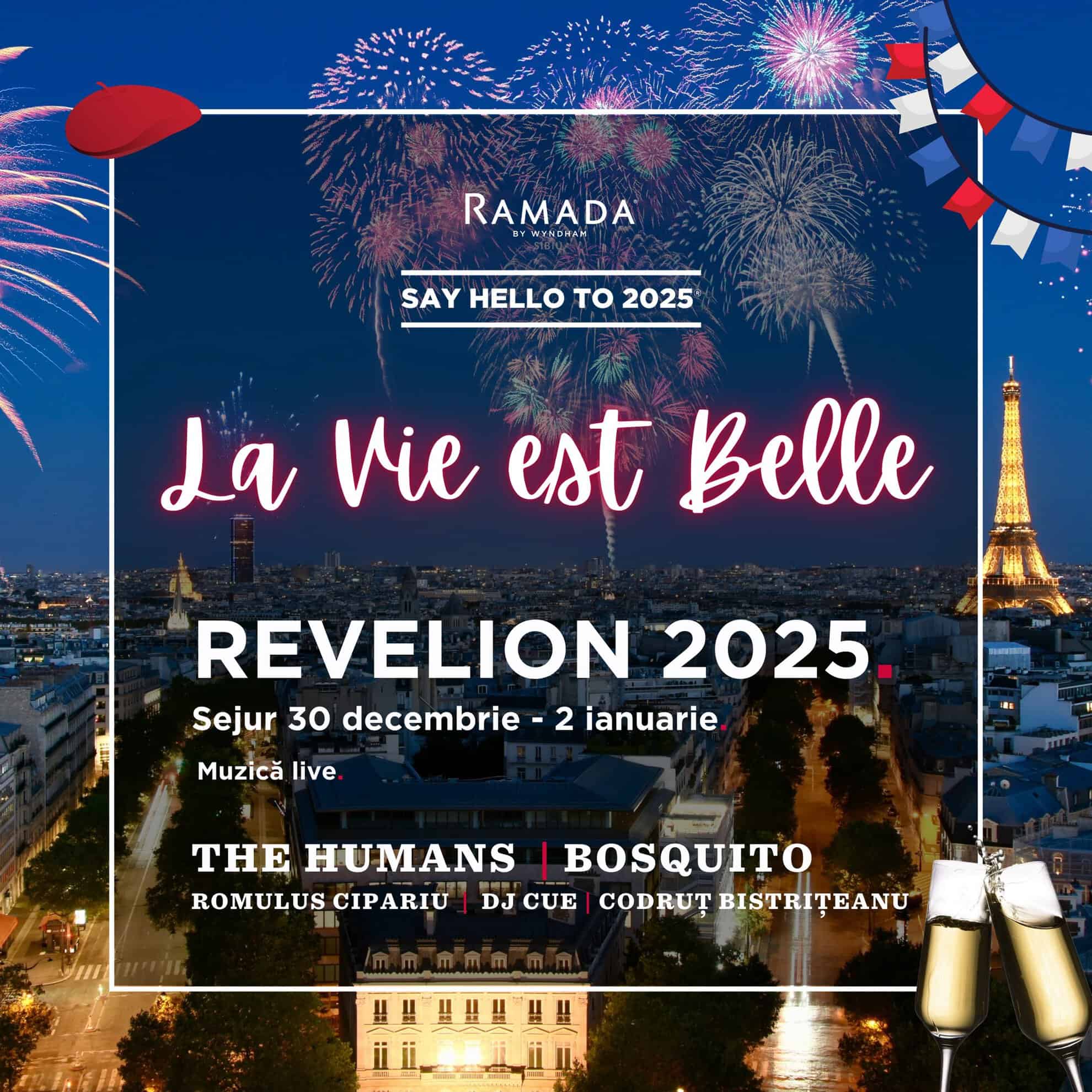 Petrecerile de Revelion din Sibiu. De la 120 de lei la Backyard până la peste 1.200 de euro la Hilton