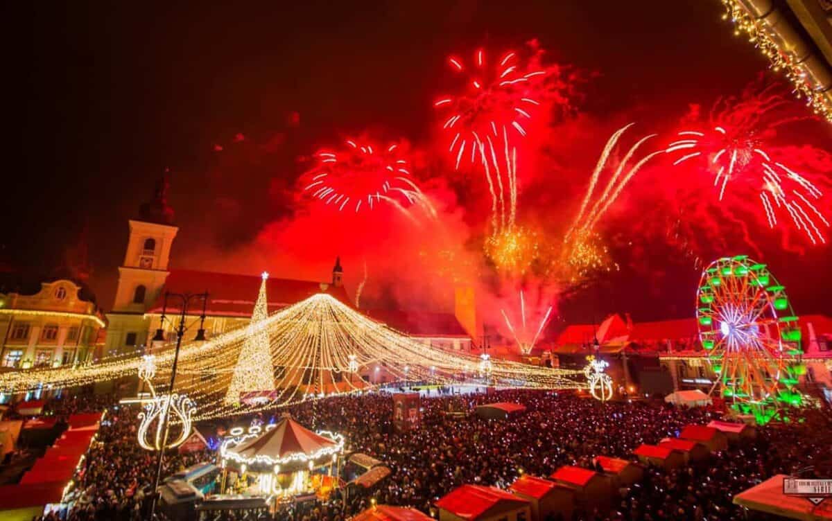 Revelionul în Sibiu, Mediaș, Cisnădie, Păltiniș și principalele localități din județ. Spectacole și câteva focuri de artificii